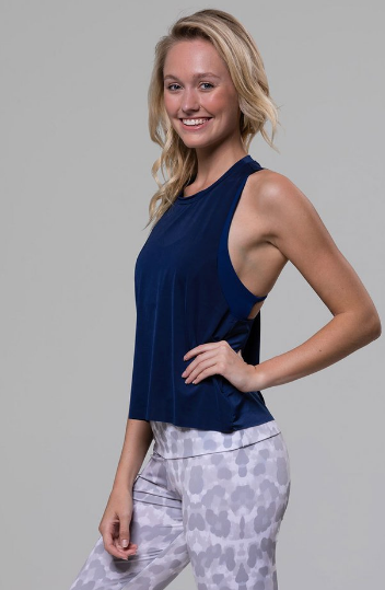 Image Title Onzie Eagle Tank - Navy